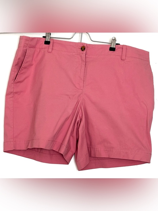 Talbots Pants - Talbots Heritage Twill Relaxed Shorts 7” Warm Rose Size 18W